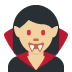 🧛🏼‍♀️ woman vampire: medium-light skin tone display on Twitter